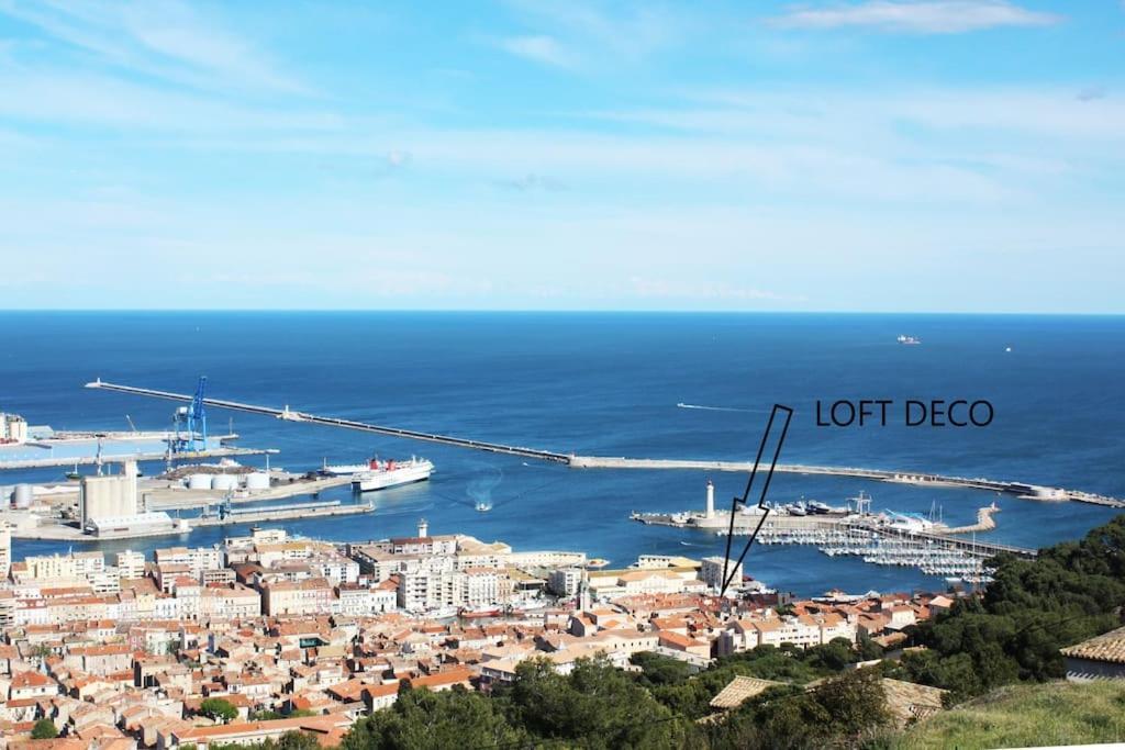 Le 79 Balneo Loft Deco Authentique Centre Climatisation Apartment Sete Luaran gambar